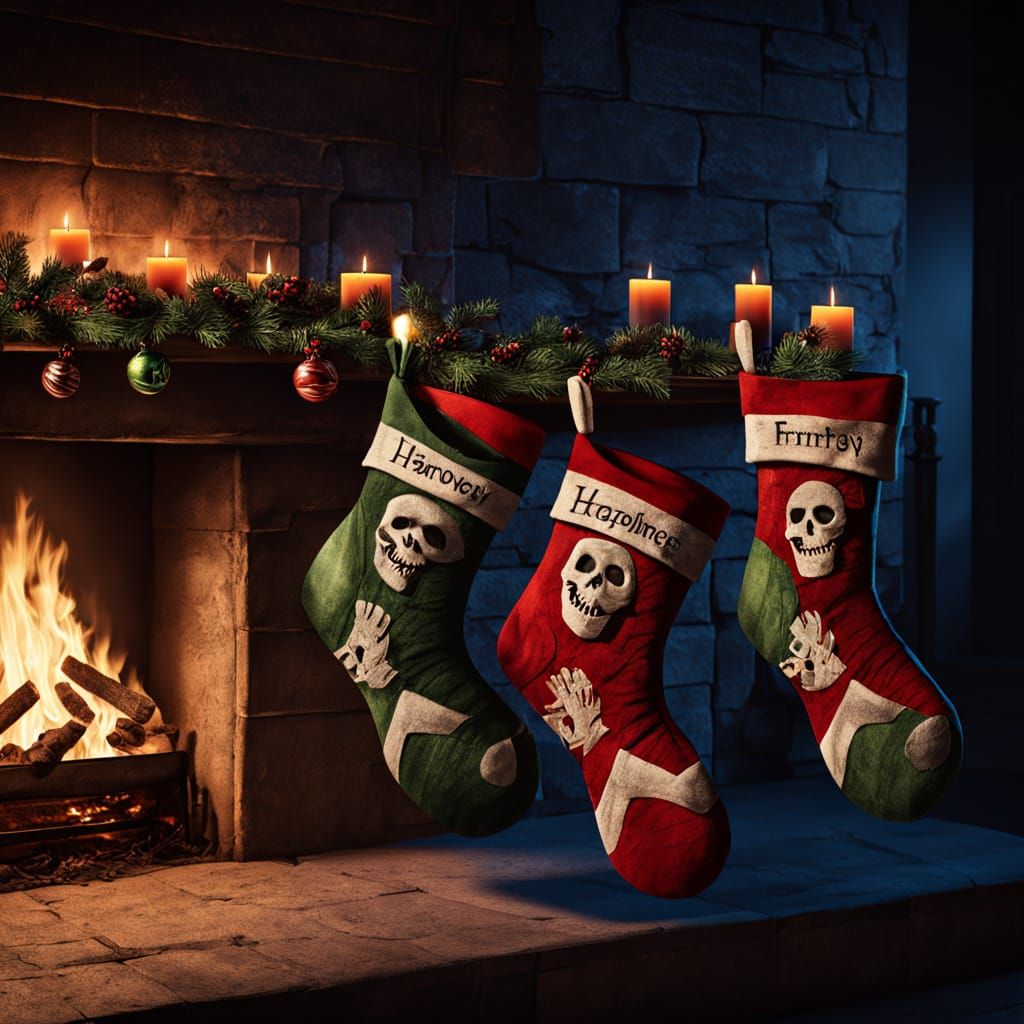 Eerie Christmas Gifts Hidden in Haunted Stockings