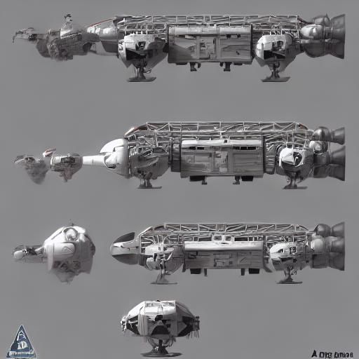 Space 1999 Eagle in Flight: Detailed Matte Painting