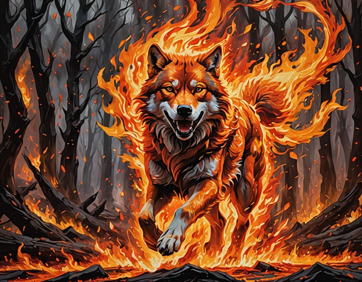 Fire Wolf
