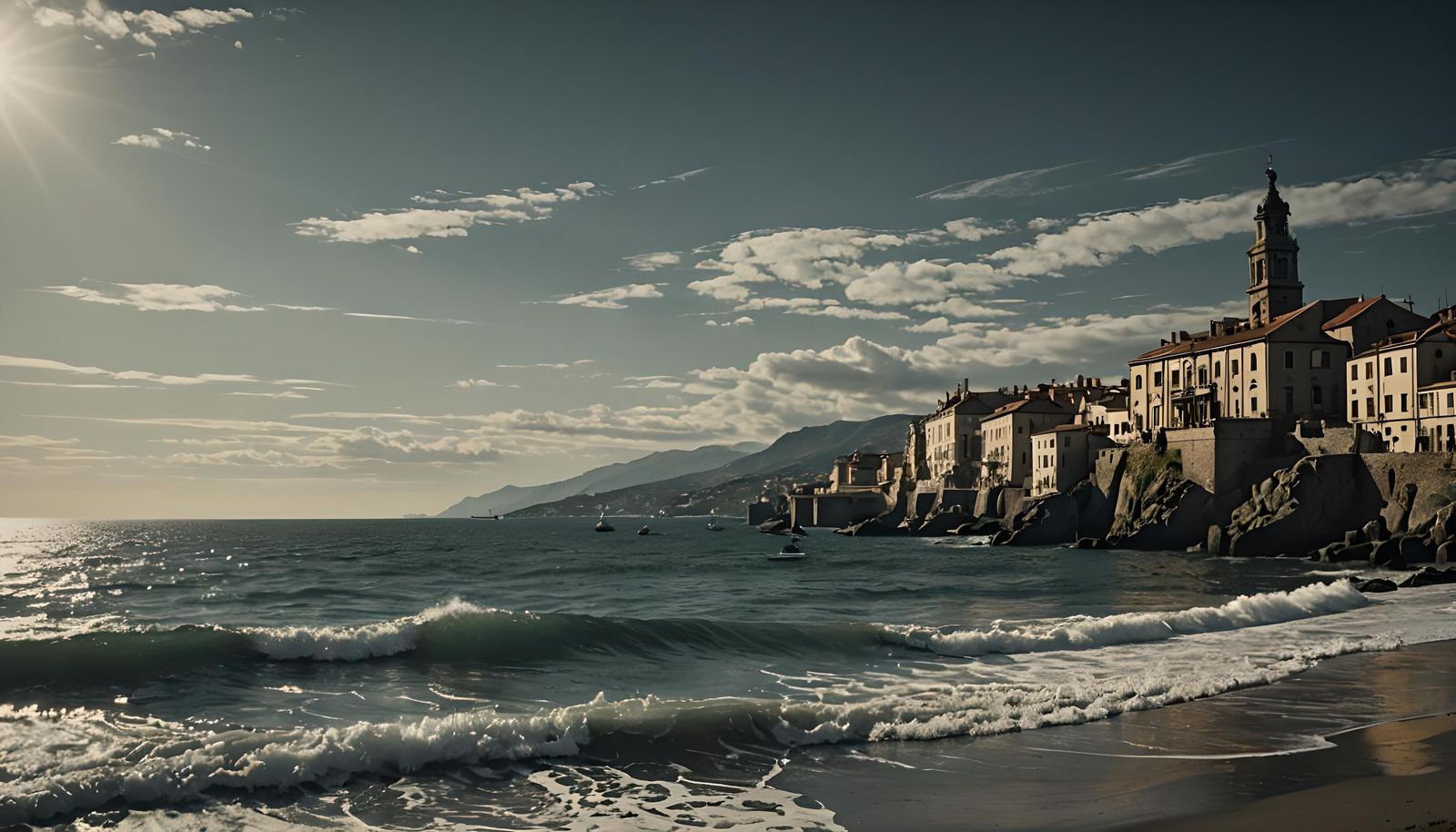 Detailed Seascape Inspired by Old Masters