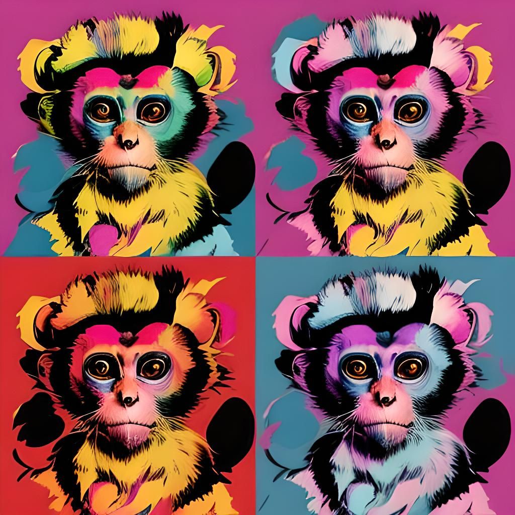Pop Art Monkey