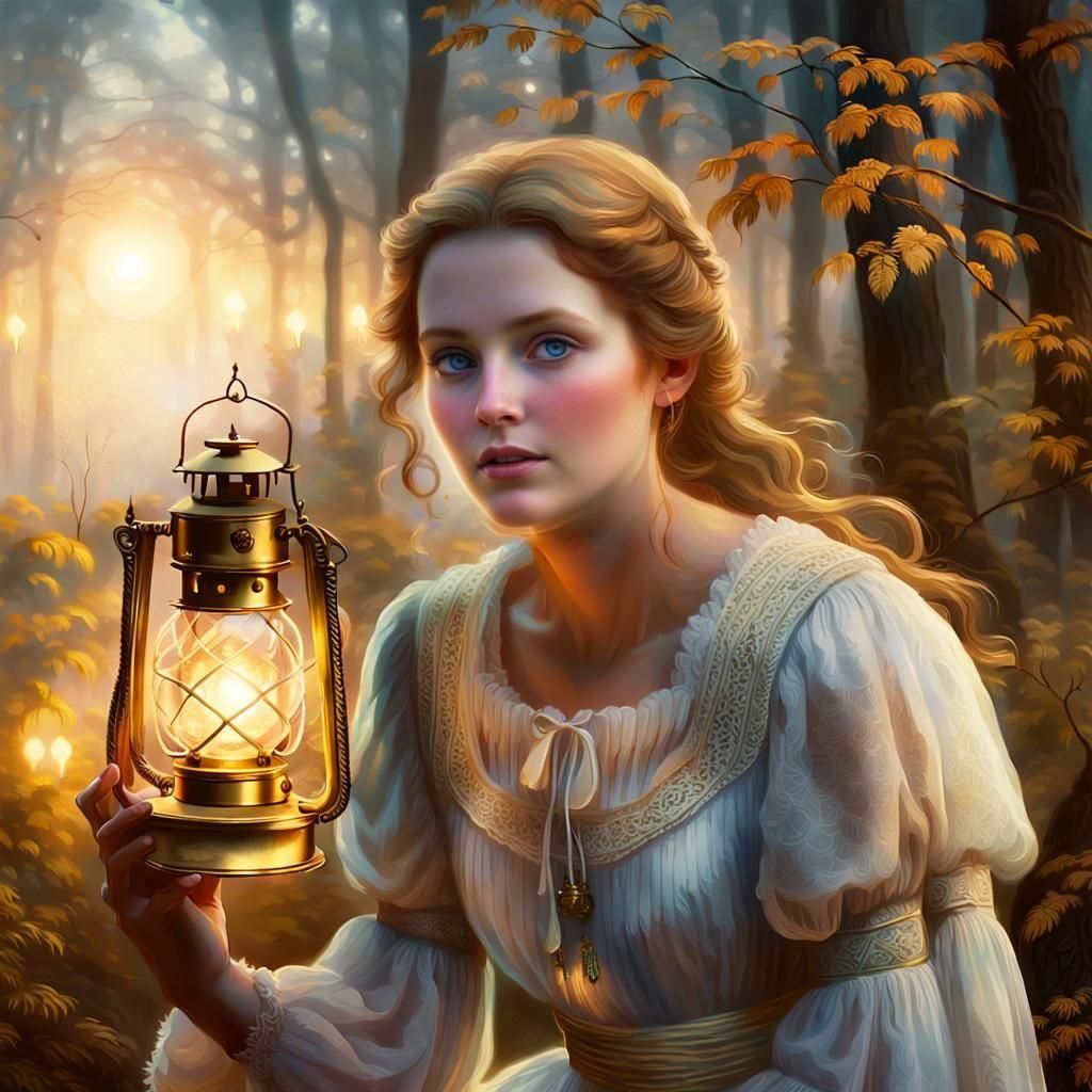 A Pioneer Woman in Ethereal Wilderness