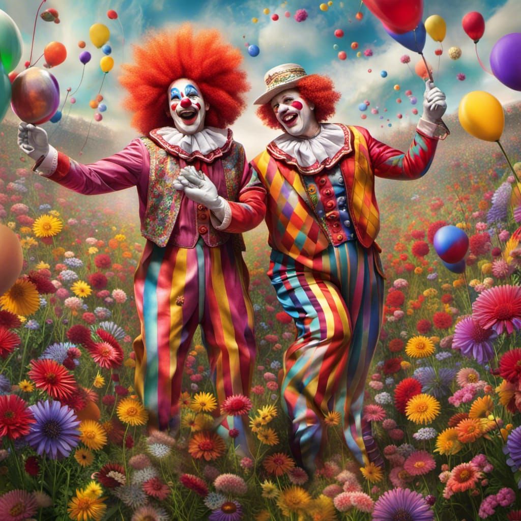 Circus Clowns friendship