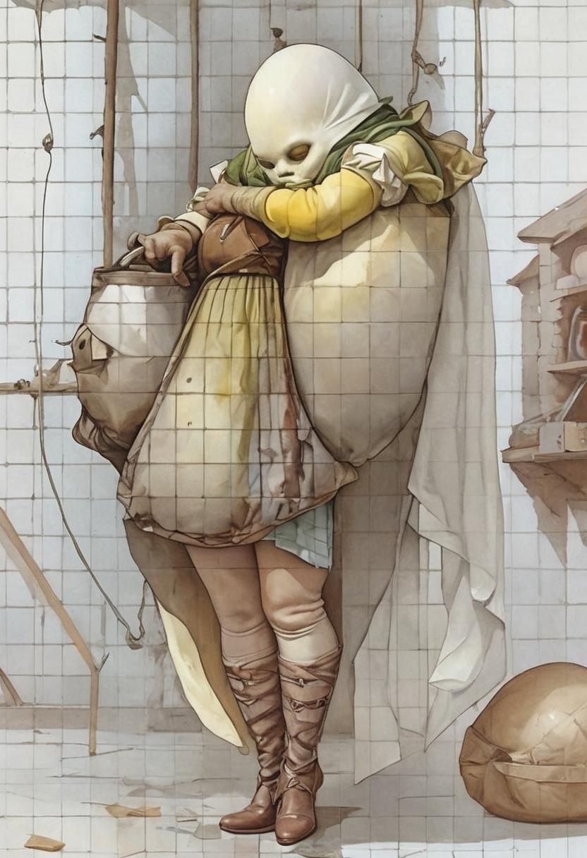 Surreal Hyperrealistic Shopping Spree in Psychedelic Art