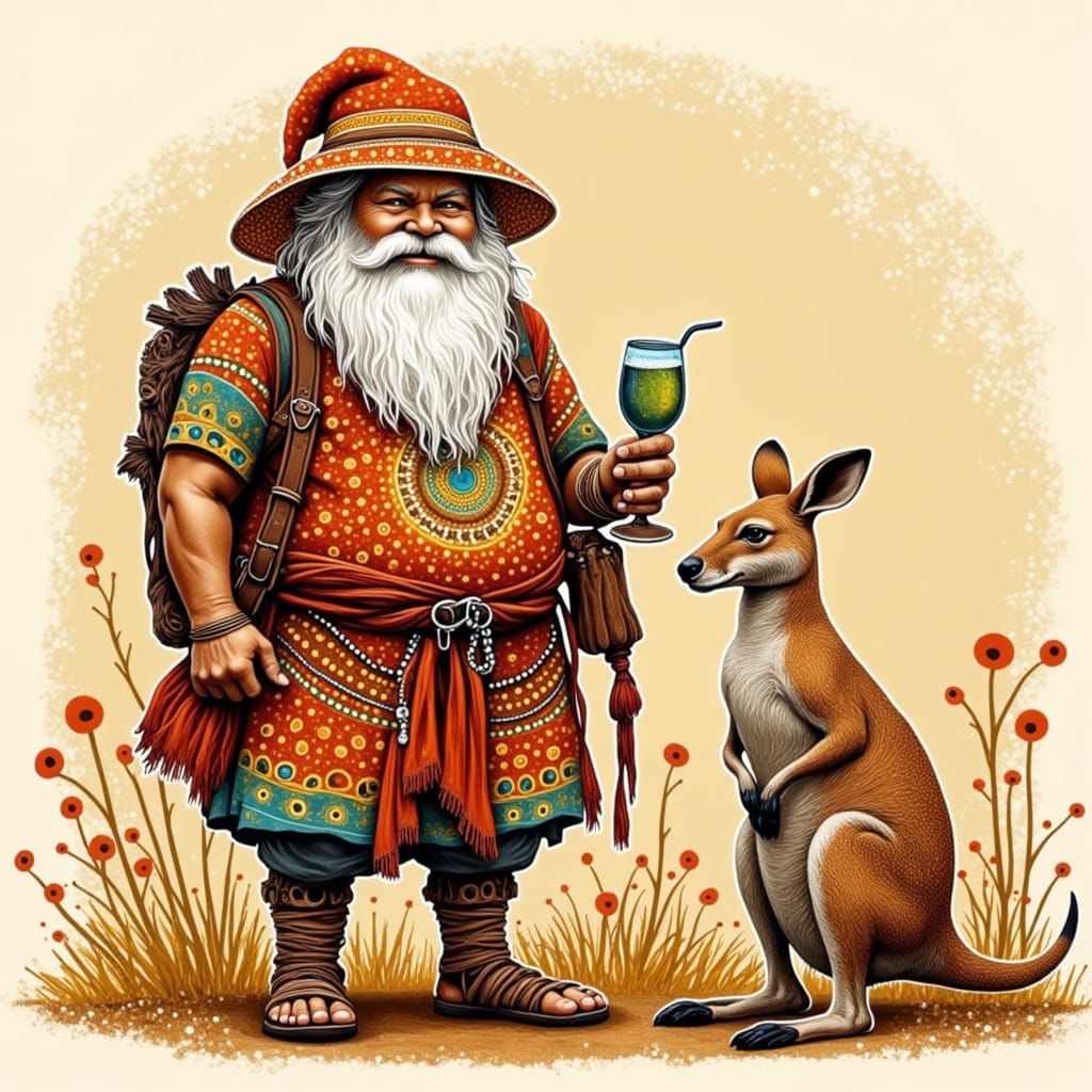 Aboriginal Santa