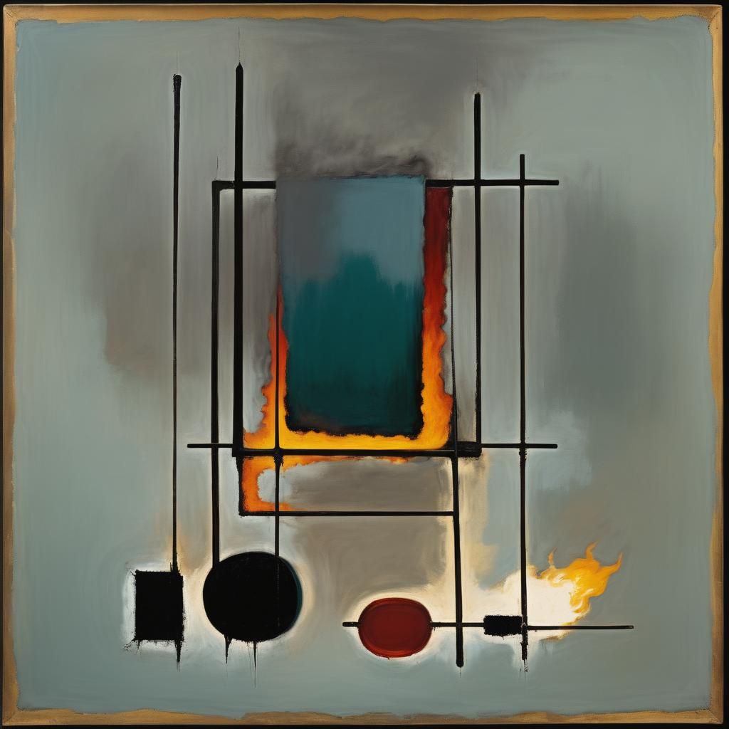 Fiery Objects: Abstract Expressionism Meets Baroque