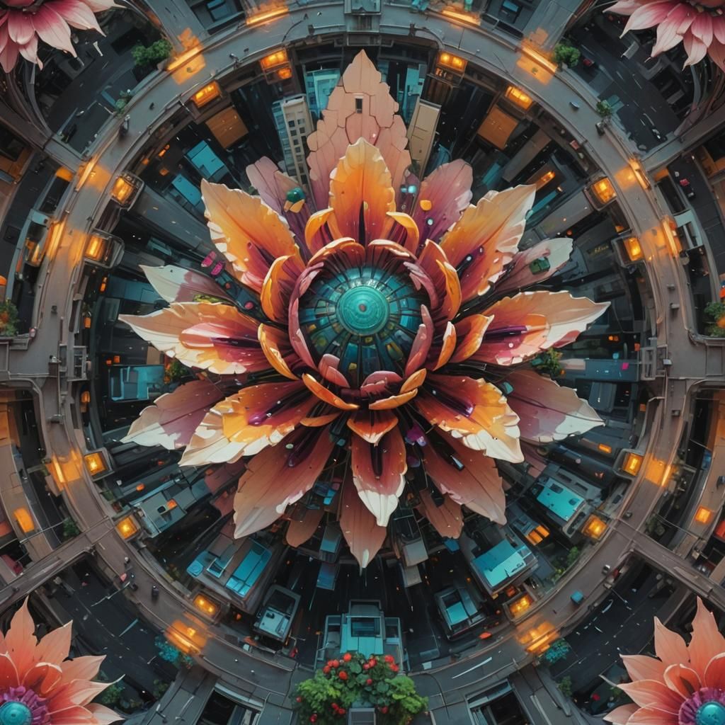 The Flower as a City Glitch
