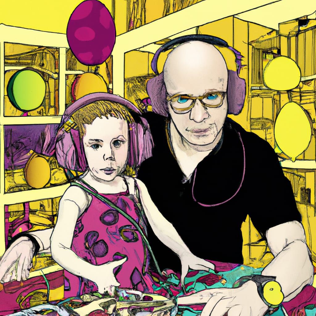Intricate Pop Art: Indie Musician and Daughter's EDM Album