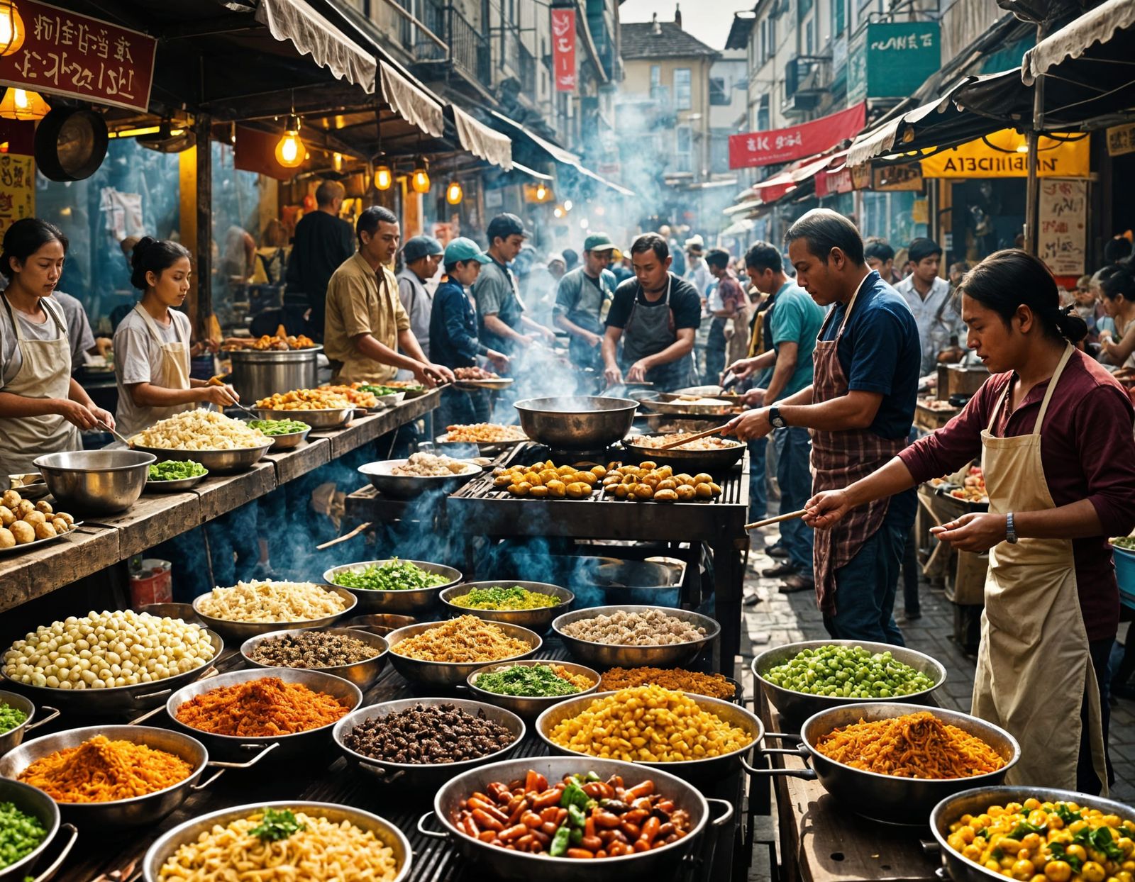Global Street Food Market: Vibrant Urban Cuisine