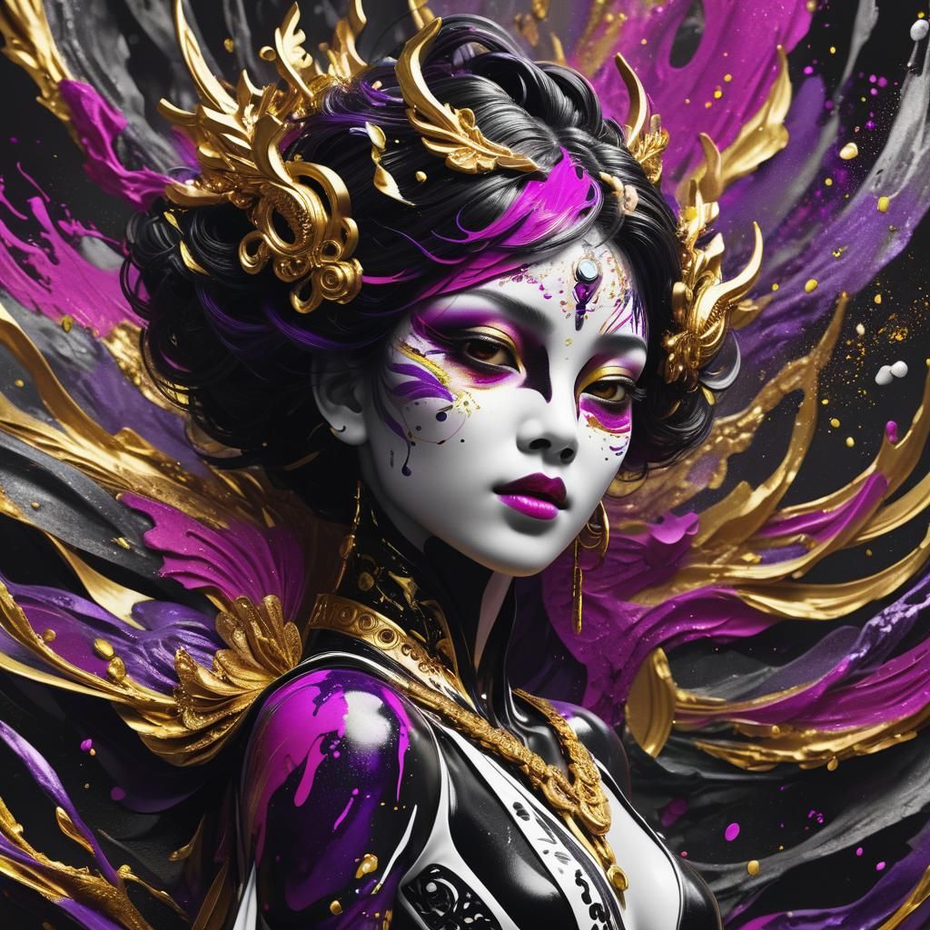 Barbamon (X-Antibody) in Regal, Colorful Splendor