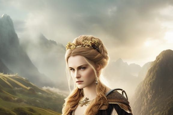 Holda: Germanic Goddess of Home in Digital Art