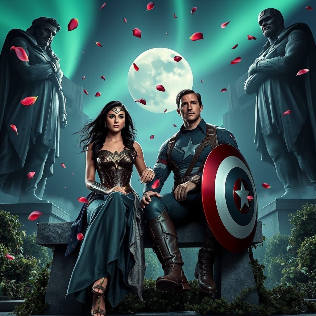 Wonder Woman and Captain America Share a Moment in a Dreamli...