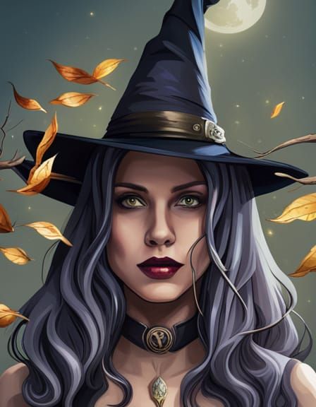 Enchanting Witchy Woman Generated by AI