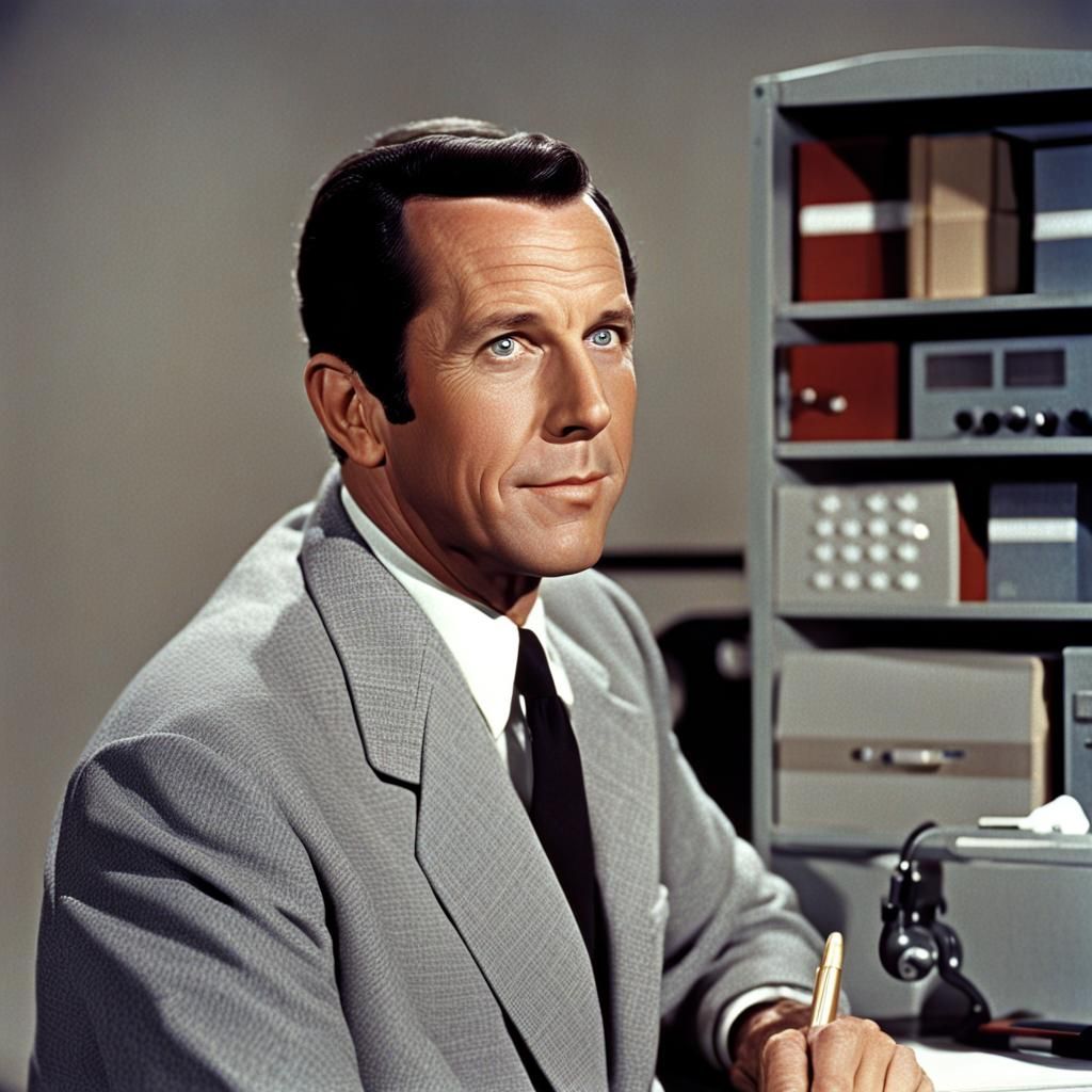 Maxwell Smart Portrait Featuring Don Adams