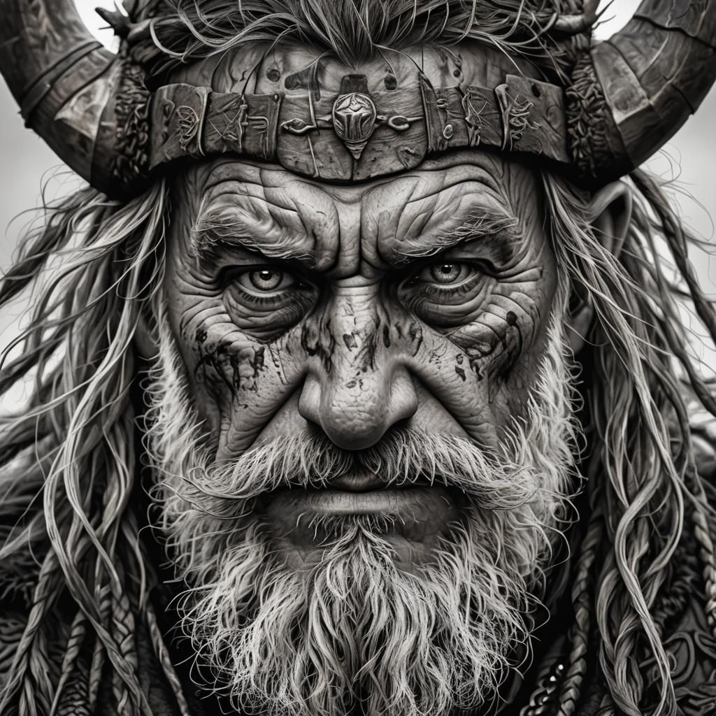 Viking portrait