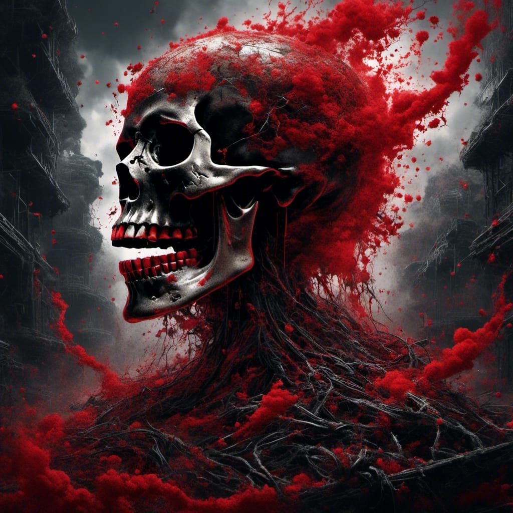 Horrifying Skull Tornado of Souls