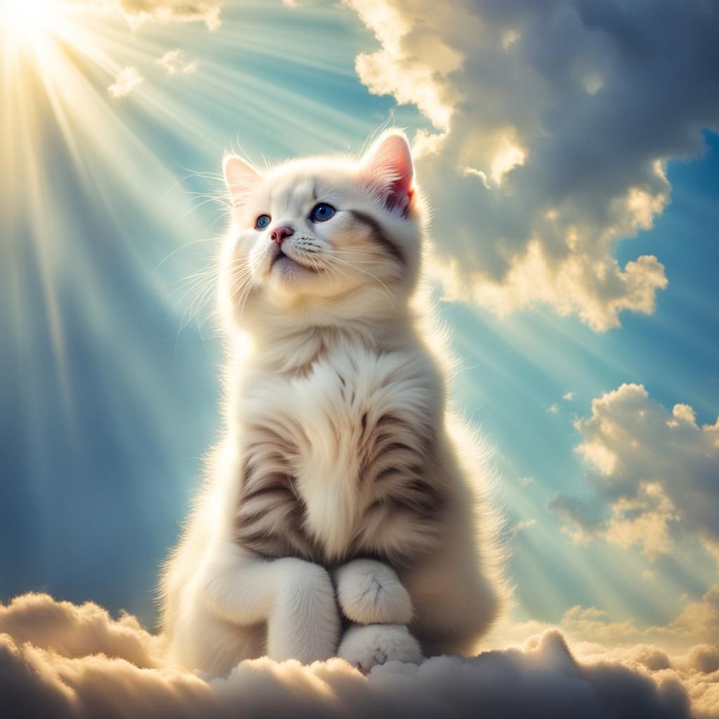 Cute Animals in Divine Sunshine