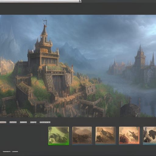 Medieval Fantasy Discord Icon in Detailed Matte Painting