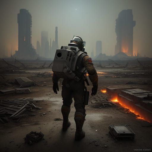 Space Shuttle Astronaut Returns to a Post-Apocalyptic Earth