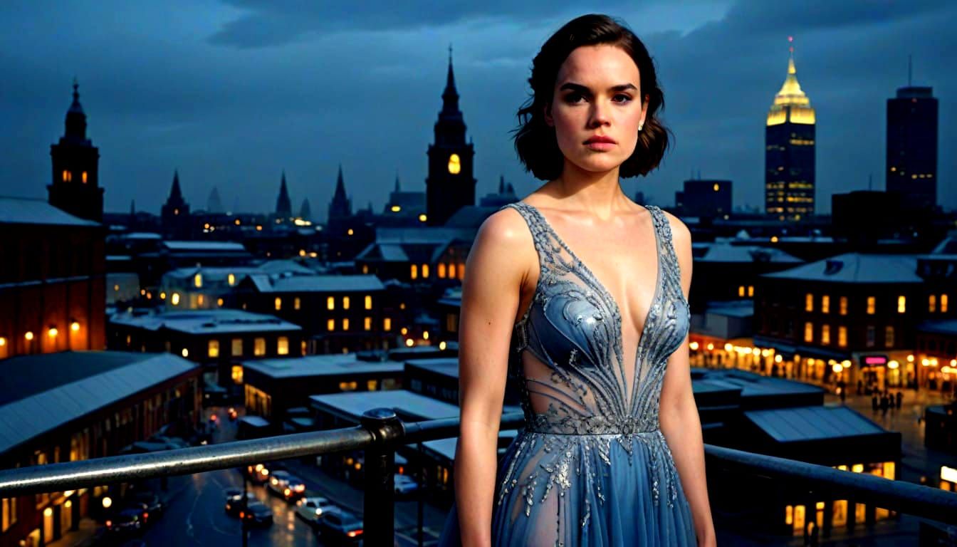 Daisy Ridley in Birmingham - Celeb in City Streets
