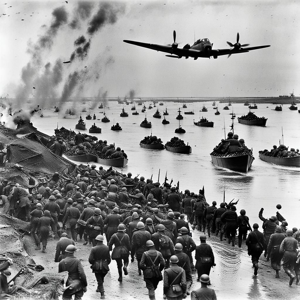 06 06 1944 Normandy Invasion begun
Led by U.S. General Dwight D. Eisenhower