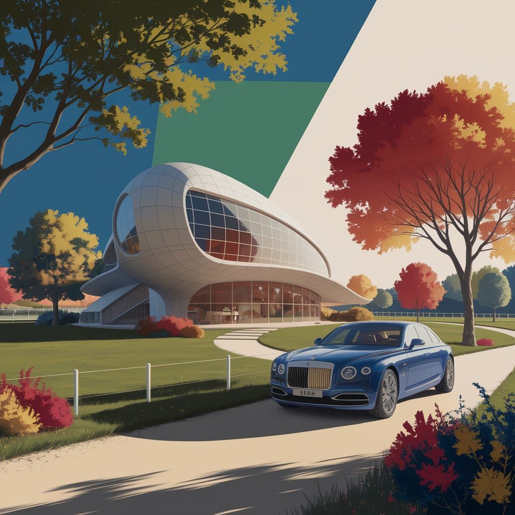 Futuristic Country House Inspired by Zaha Hadid