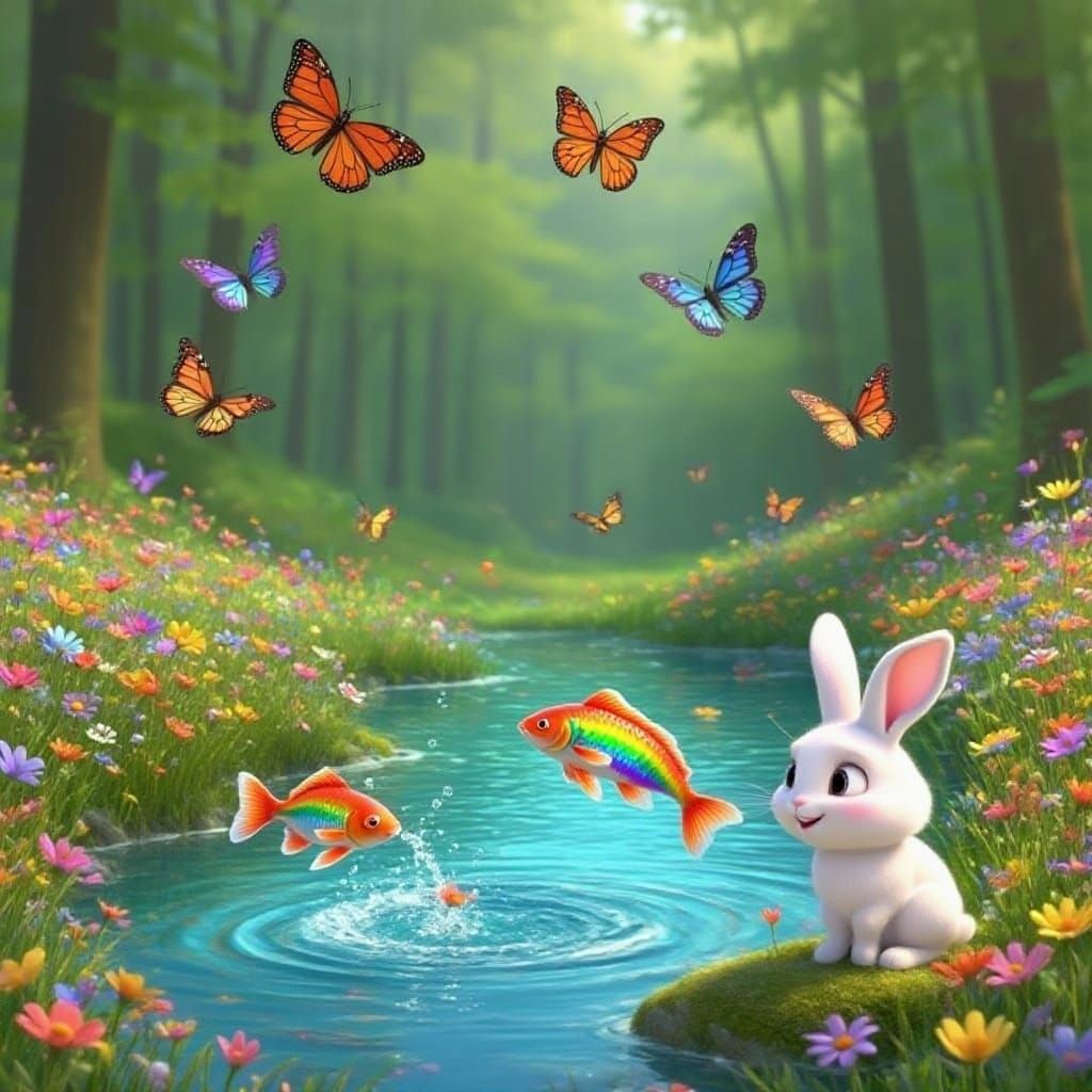 Pixar Princess Belle and Friends Discover Magical Forest Pon...