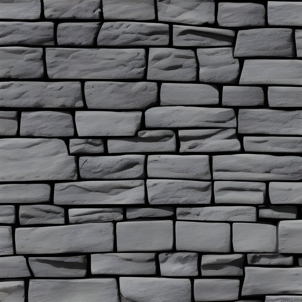 Seamless Grey Stone Wall Pattern Texture