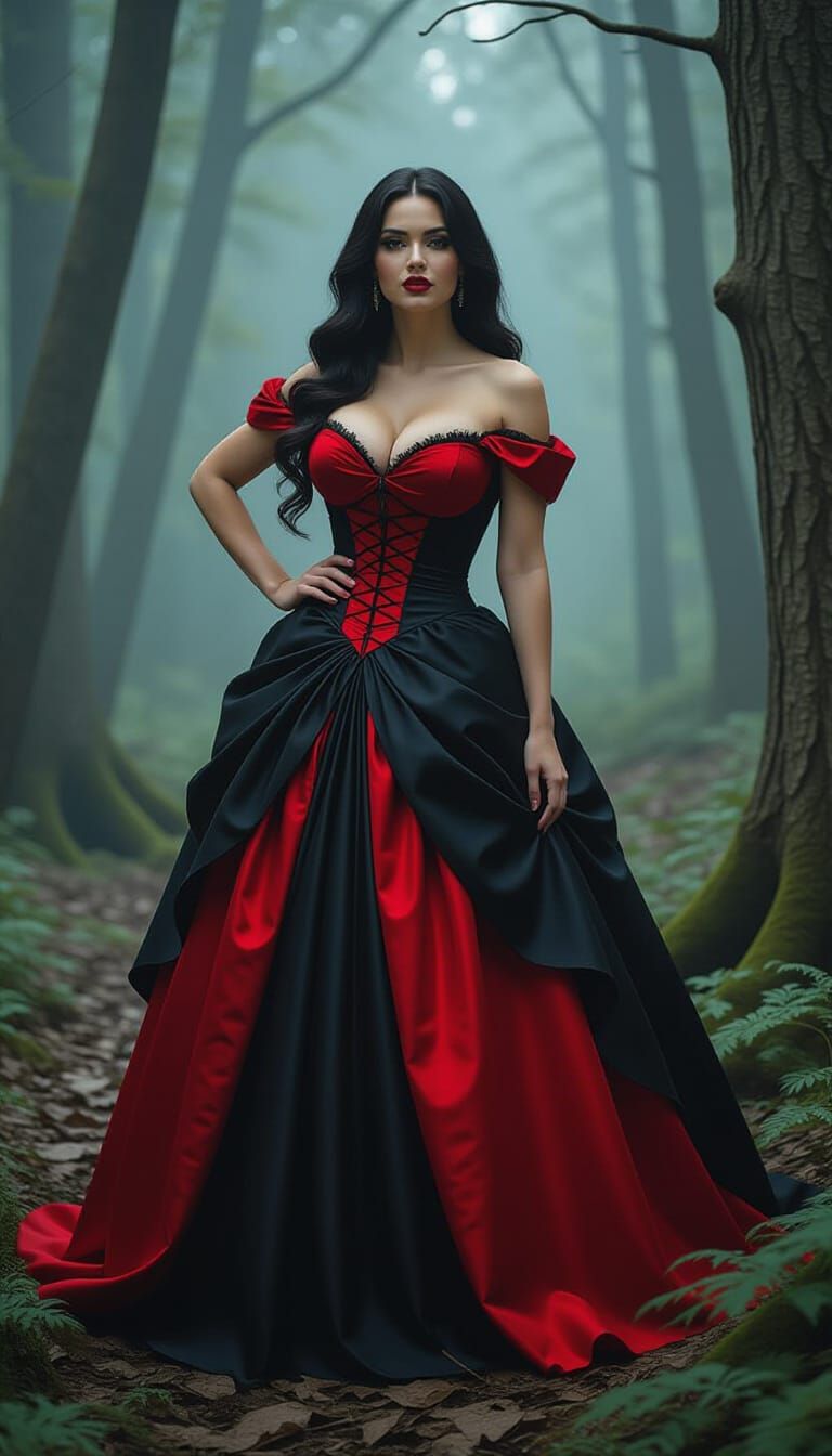 Enchanted Forest Portrait: Gothic Glamour Photography