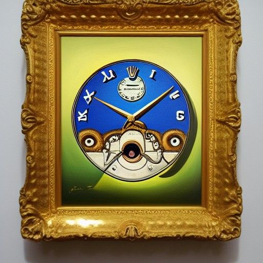 Surreal Melting Rolex Daytona in Dali Style