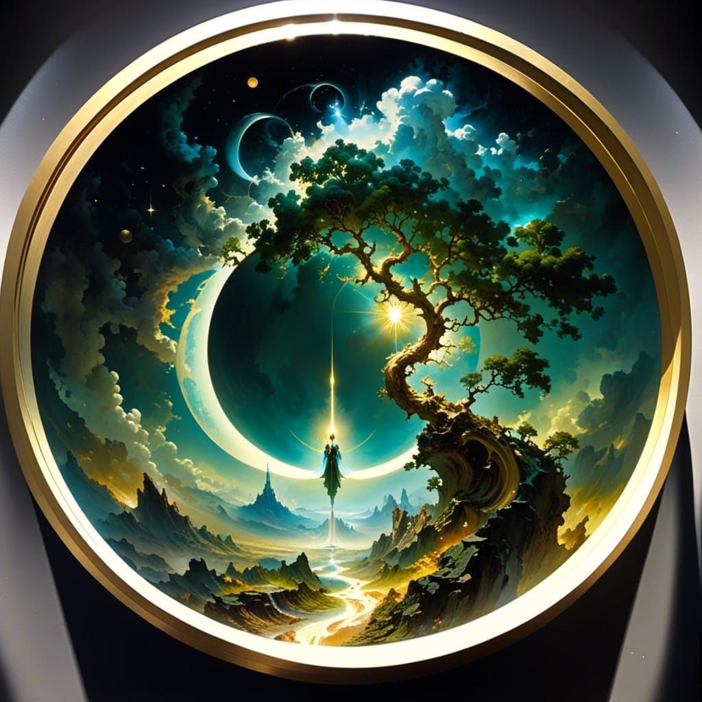 Surreal Gaia: Interconnectedness of Life and Death