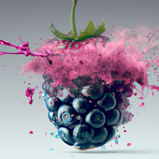 Exploding Fruit Bomb: A Digital Matte Painting