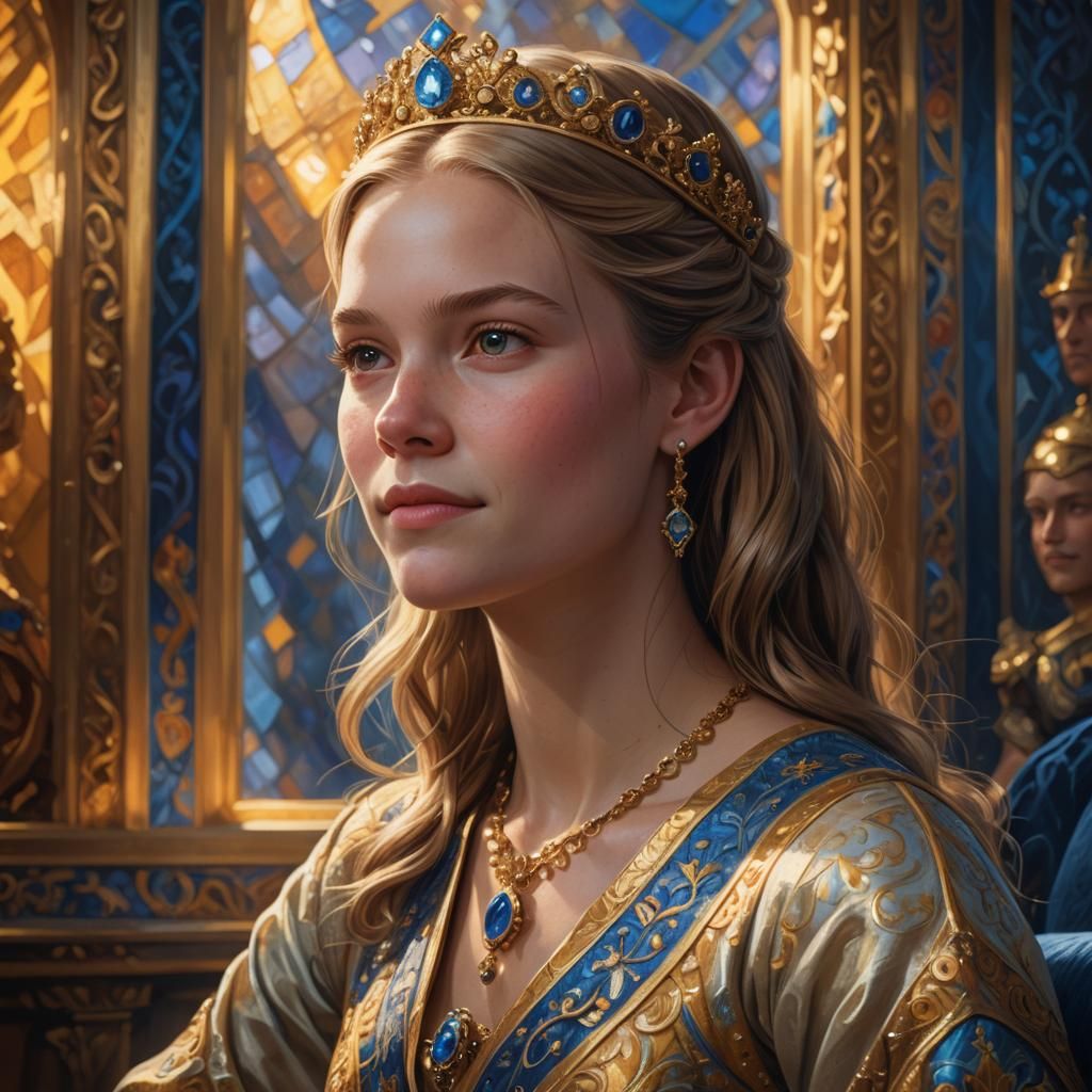 Princess Estelle of Sweden: Hyperrealistic Concept Art