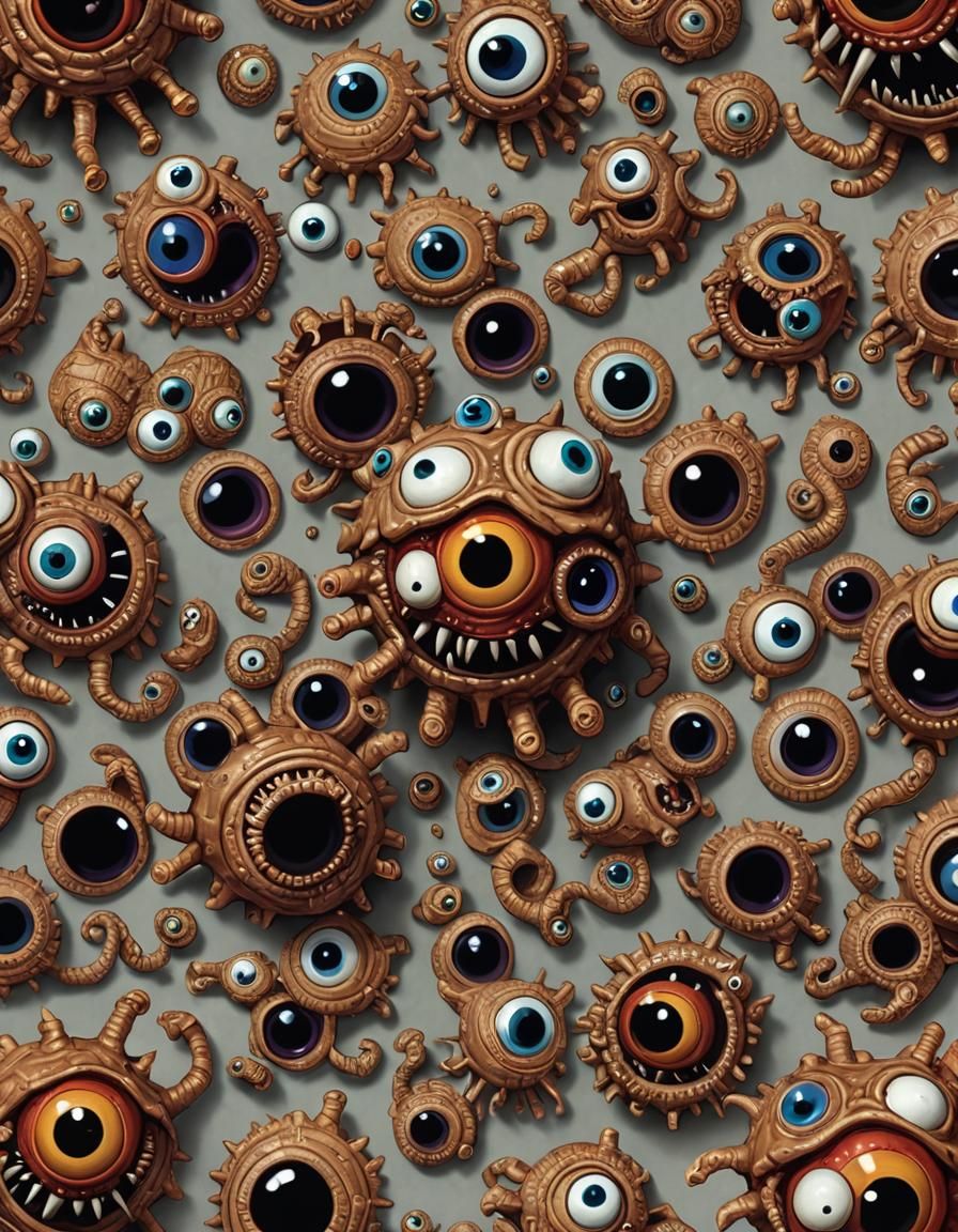 Googly Eyed Beholder: D&D Monster
