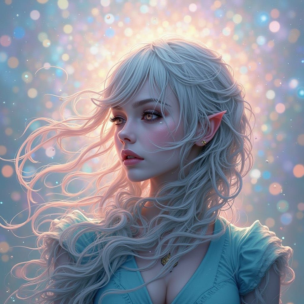 Fantastical Portrait with Deep, Dramatic Colors