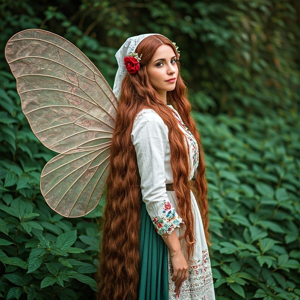 Anjanas are beautiful fairies from Cantabria, Spain.