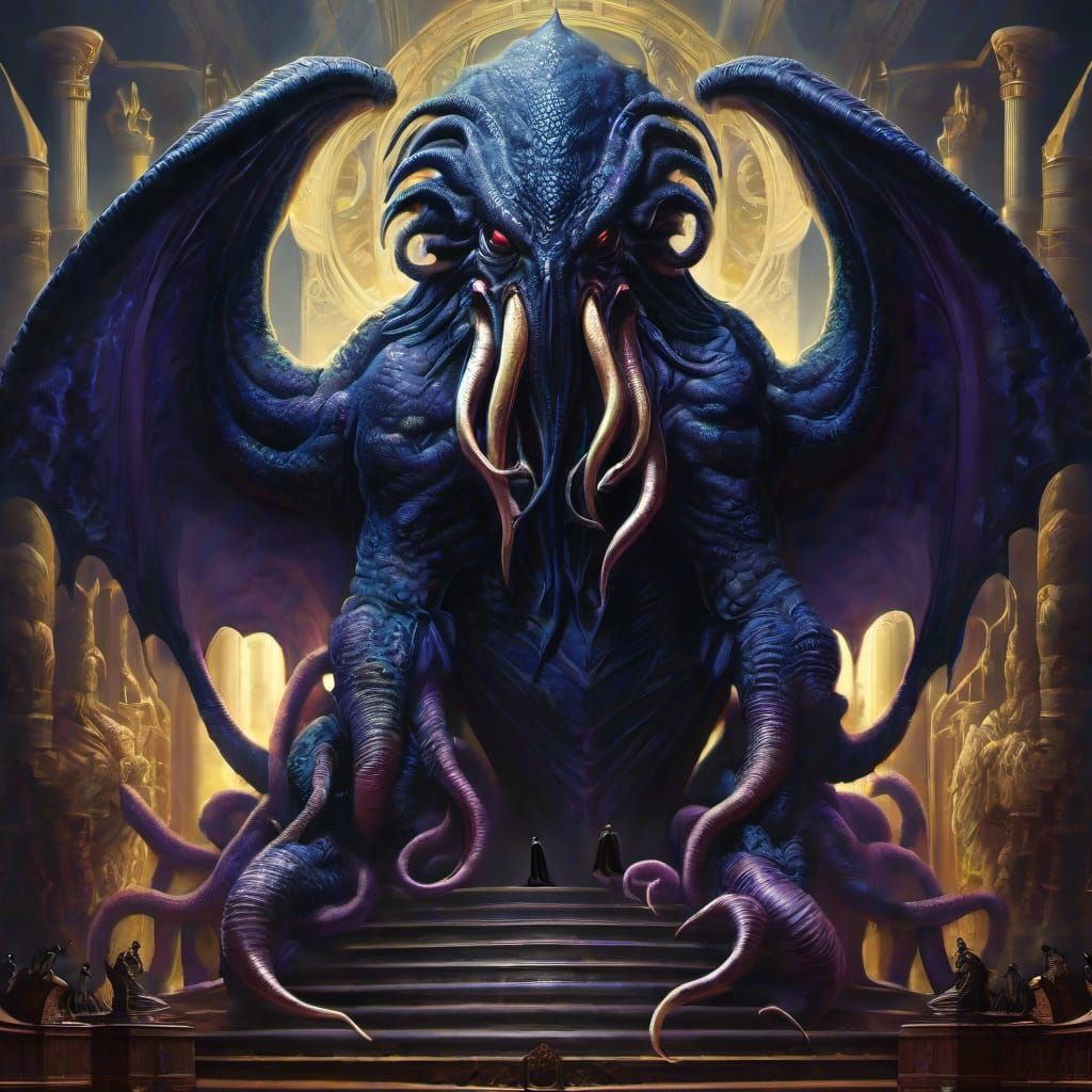 Cthulhu Unleashed: A Photorealistic Horror Masterpiece