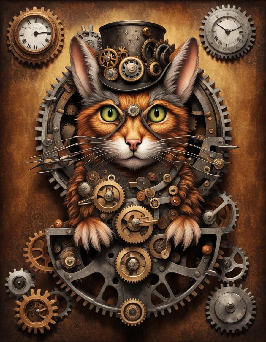 Steampunk Cat