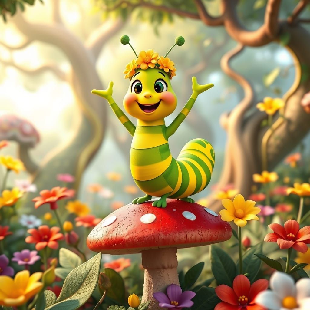 Excited Caterpillar