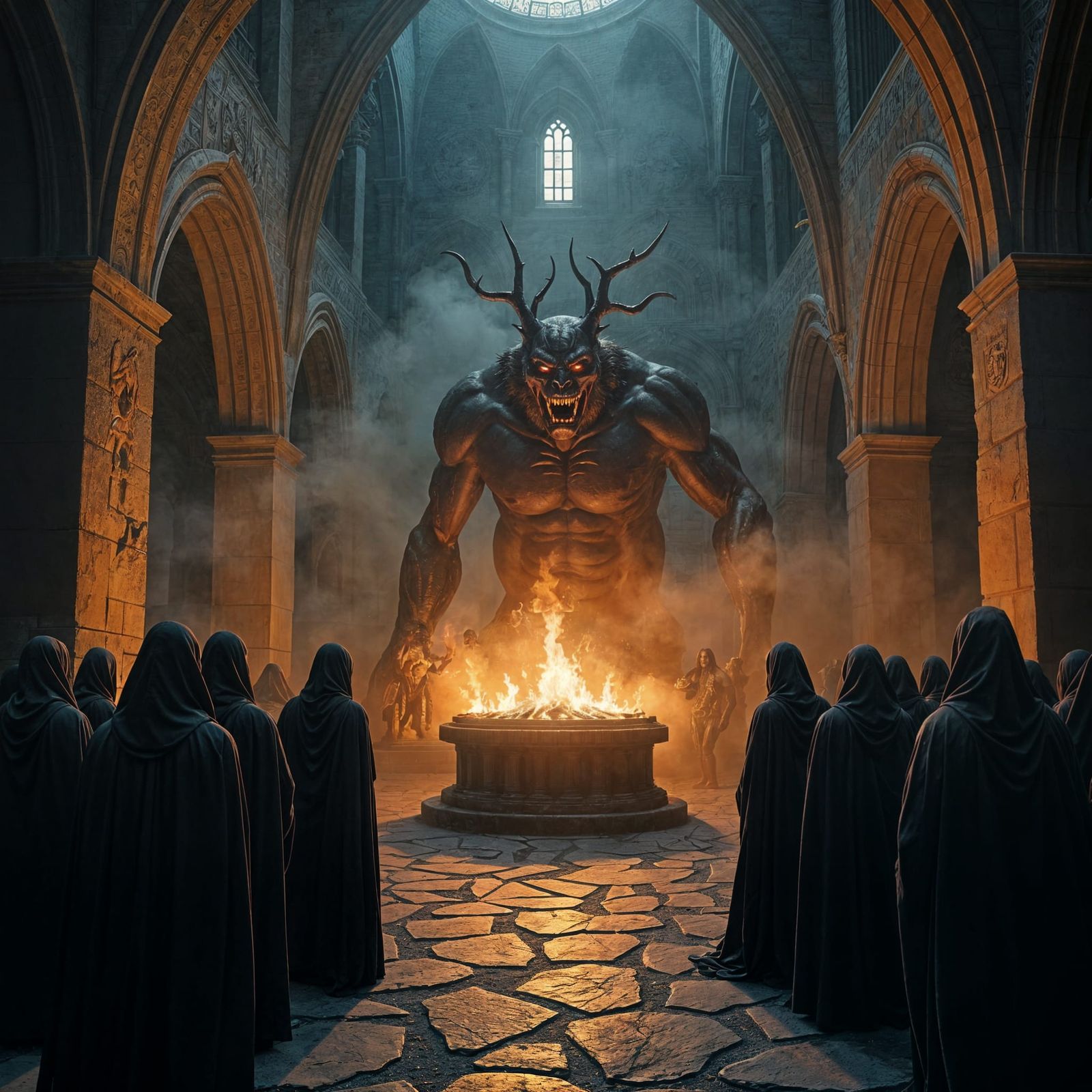 Number of the Beast: AI-Generated Dark Ritual