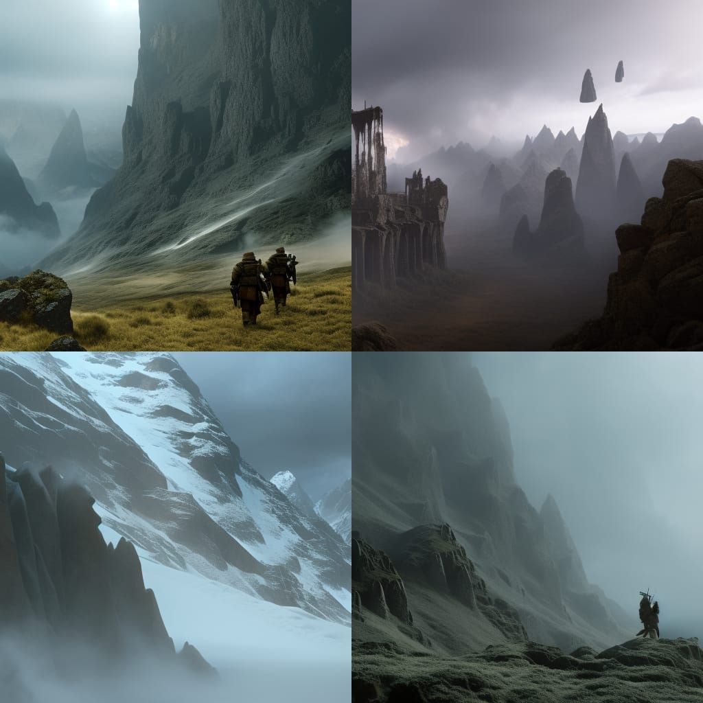 Epic Fallschirmjäger in Dramatic Digital Painting