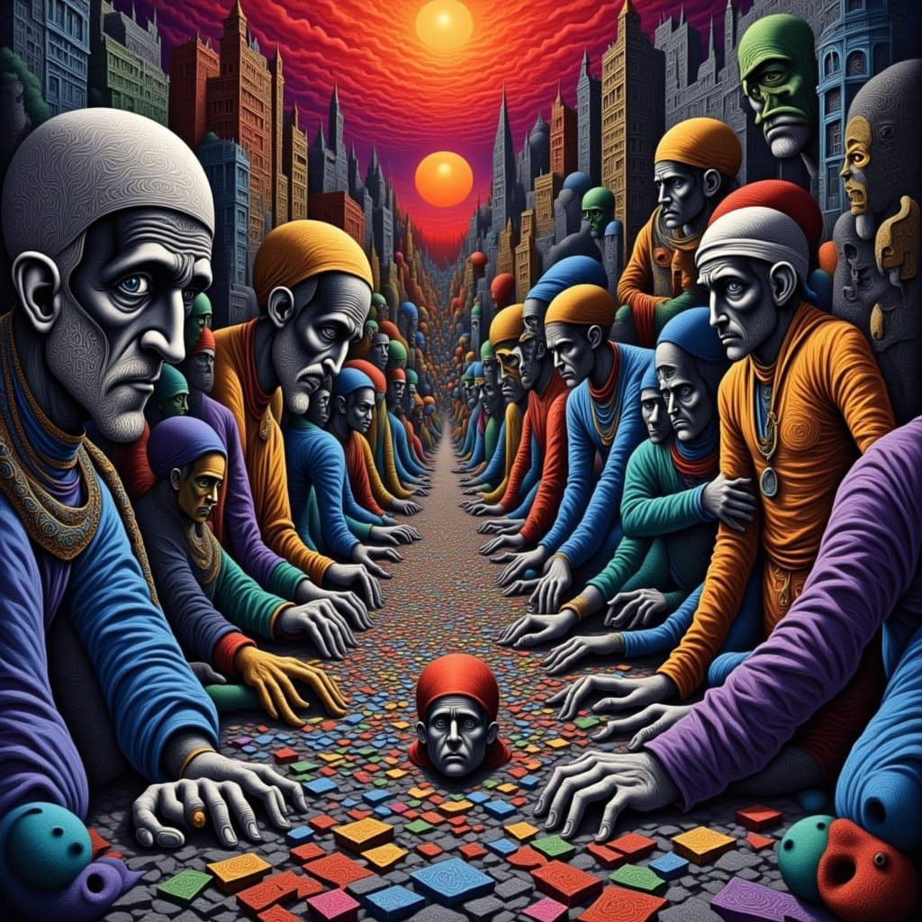 Rappers in Cel-Shaded Anime Style