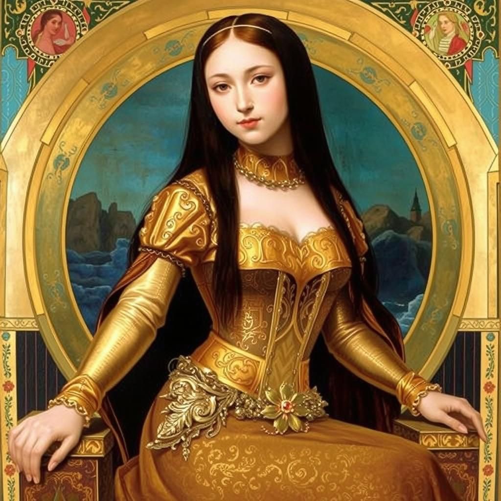 Abstract AI-Generated Fancy Design