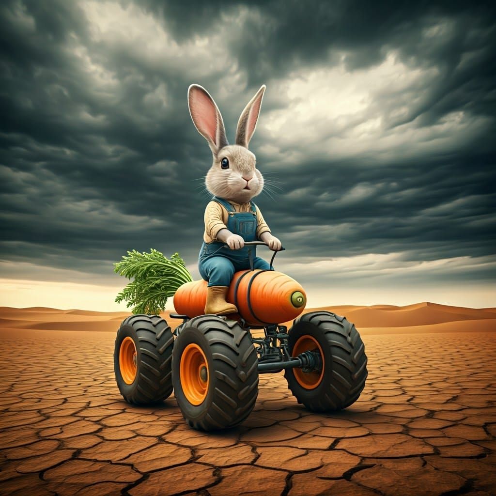 bunny go carrotin'