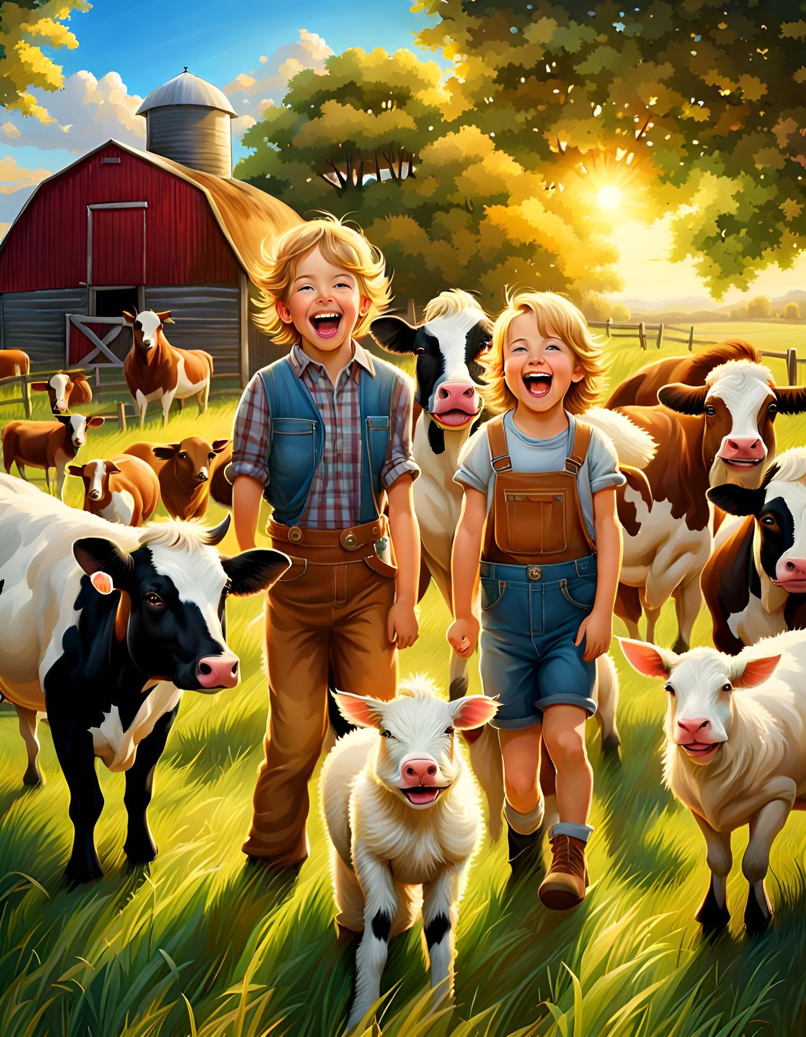 Laughing Down on the Farm