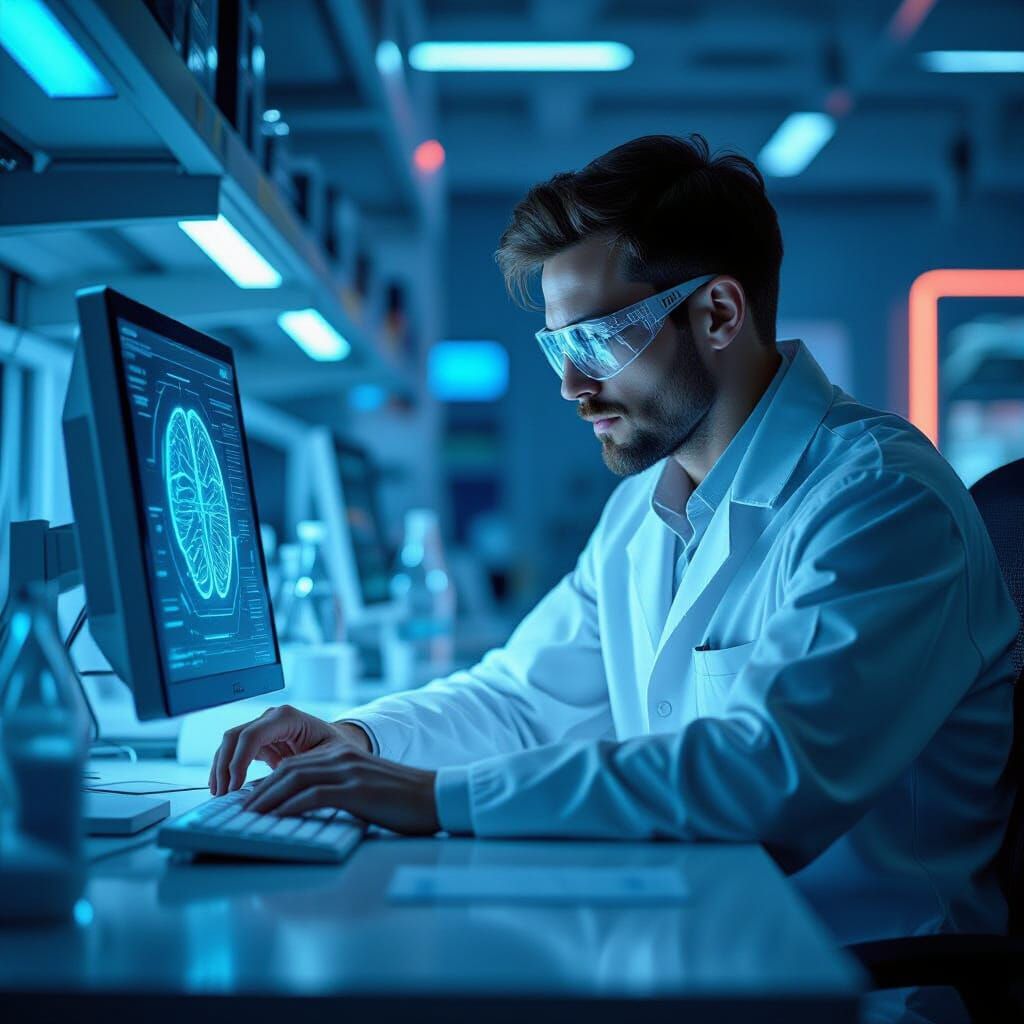 Futuristic Researcher Develops Brain-Computer Interface in C...