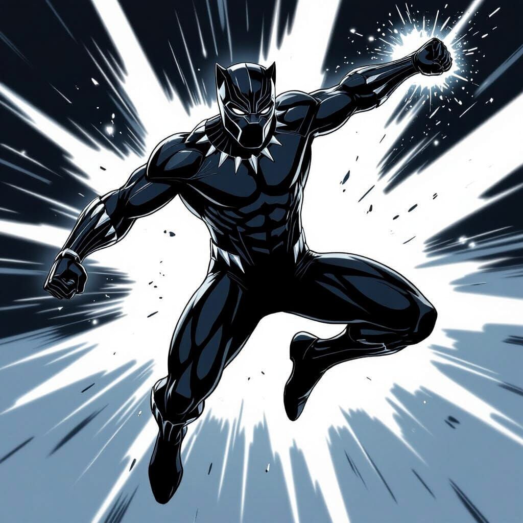 Black Panther Vibranium Uppercut: Comic Book Realism