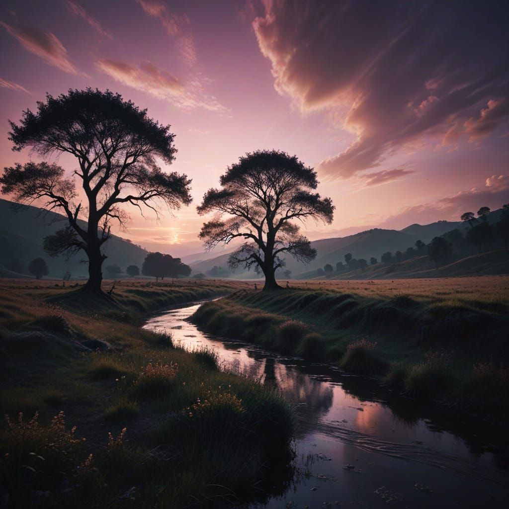 a stunning landscape