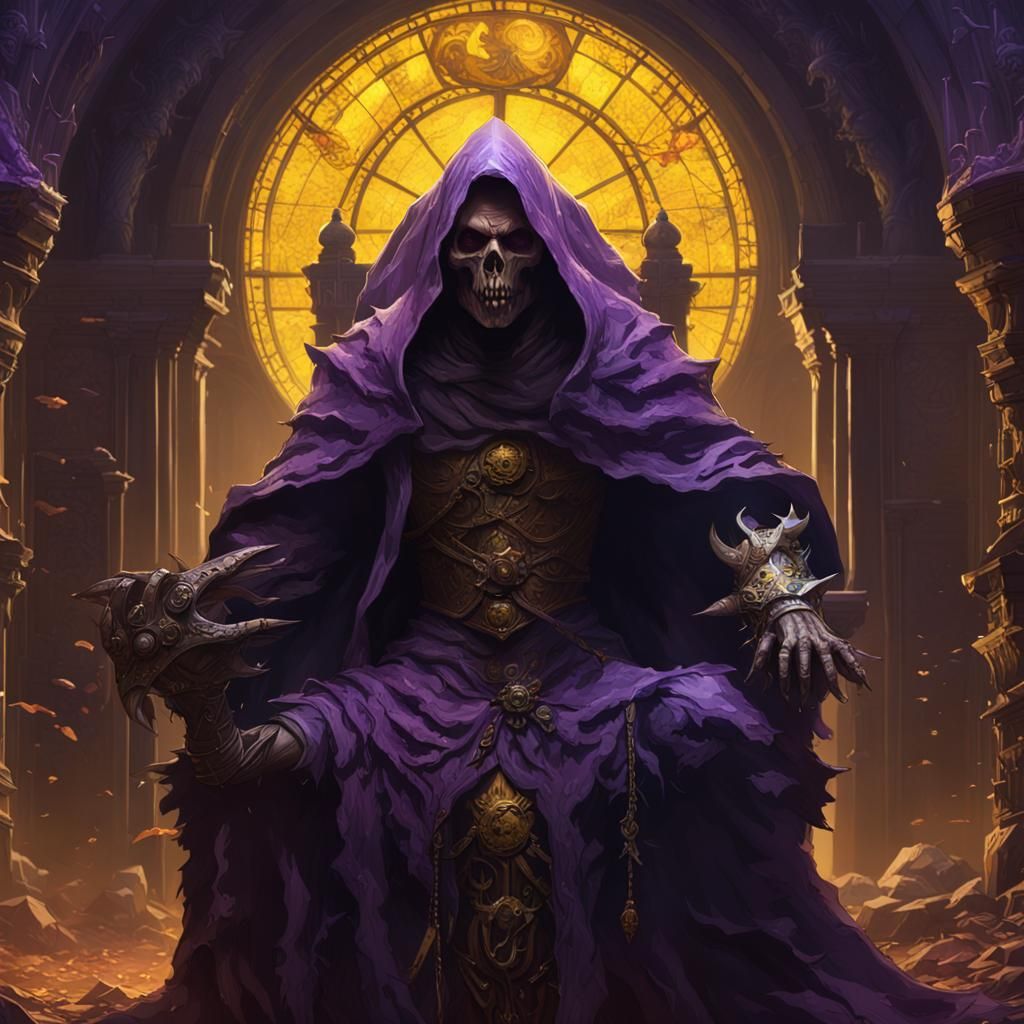 Death: Dark Fantasy Concept Art in 8K Resolution