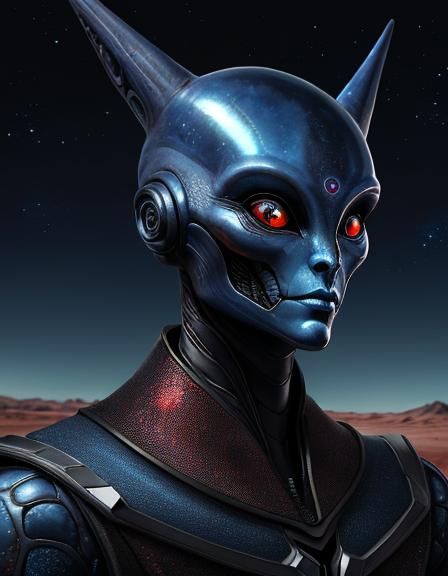 alien portrait